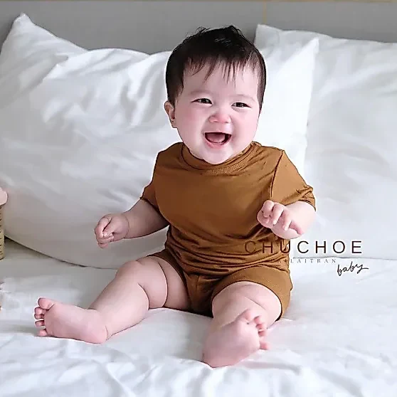 Bộ thun lạnh tay ngắn quần ngắn trẻ em