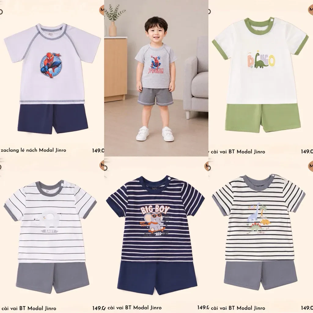 Bộ cộc JINRO modal petit 9 tháng–4 tuổi