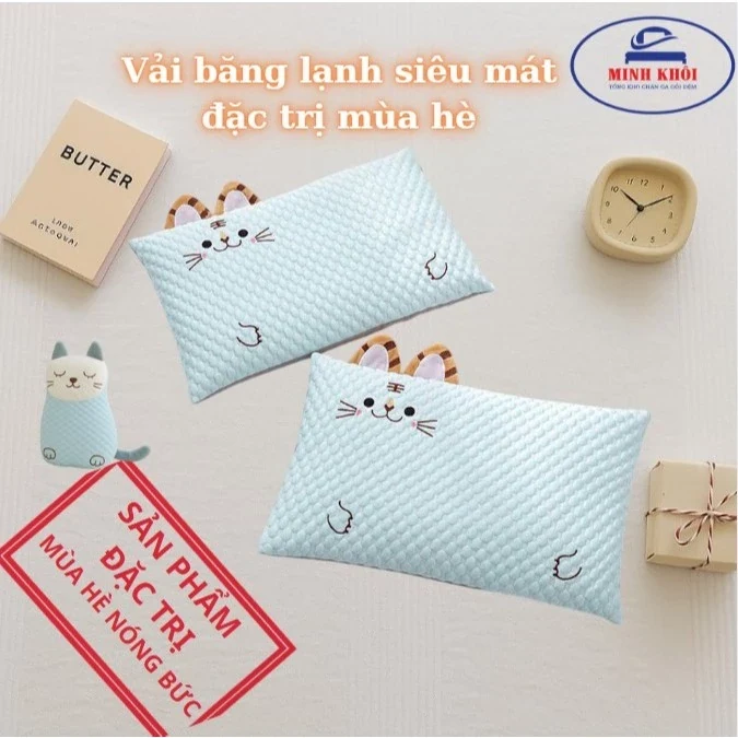 Gối vải băng lạnh cho trẻ em