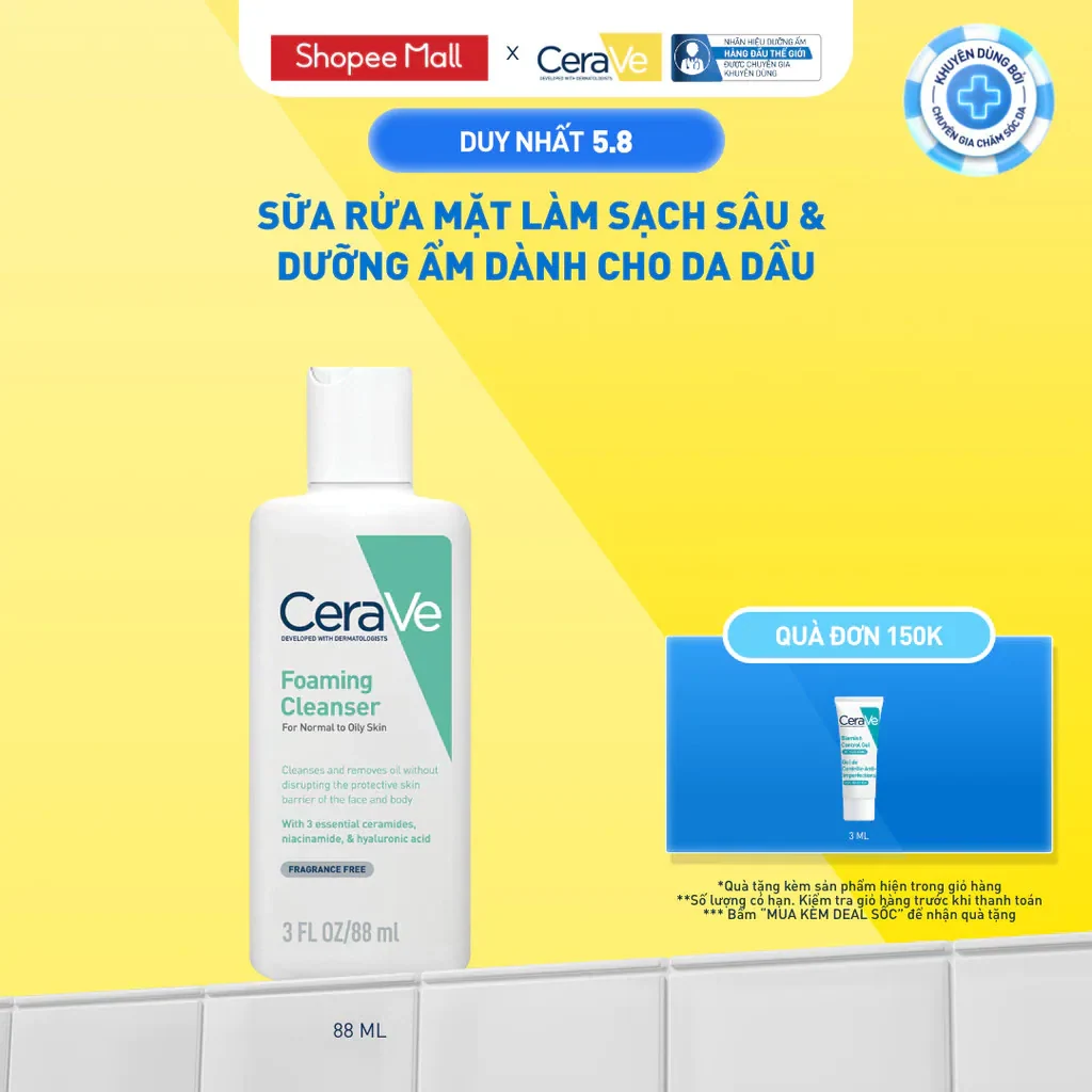 Cera Ve Foaming Facial Cleanser 88 ml
