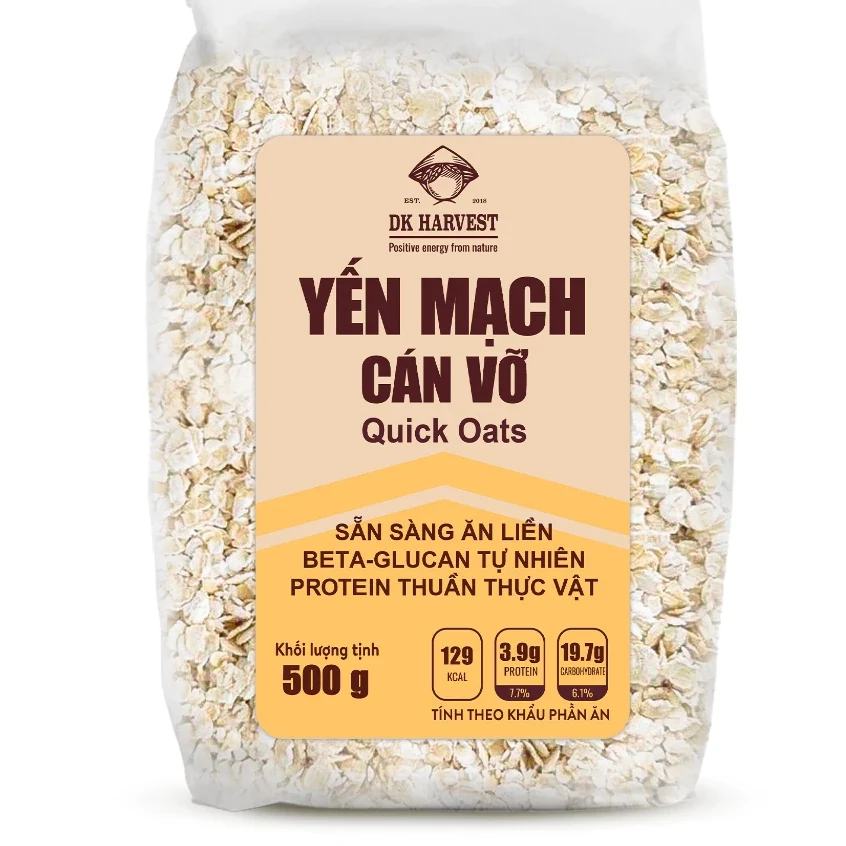 Yến mạch cán vỡ DK Harvest