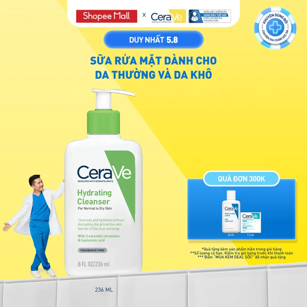 Cera Ve Hydrating Cleanser 236 ml