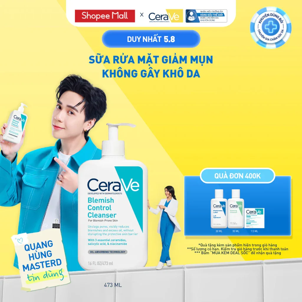 Cera Ve Blemish Control Cleanser 473 ml