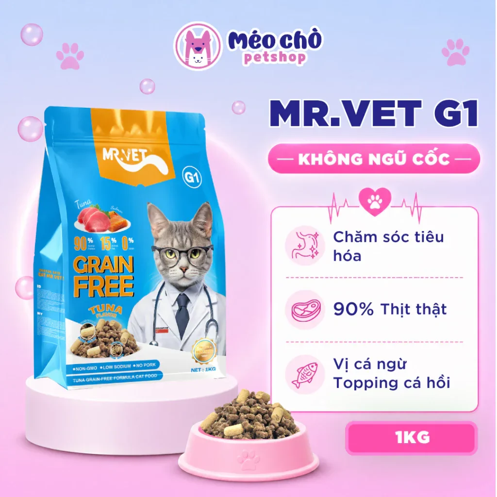 Hạt mèo MRVET G1 1 kg