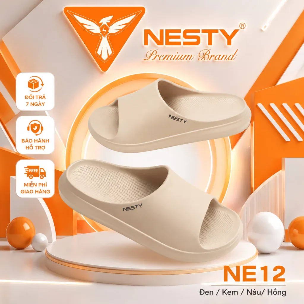 Dép Quai Ngang NESTY chống trơn trượt Chất Liệu Nhựa EVA Cao Cấp Siêu Nhẹ Êm…