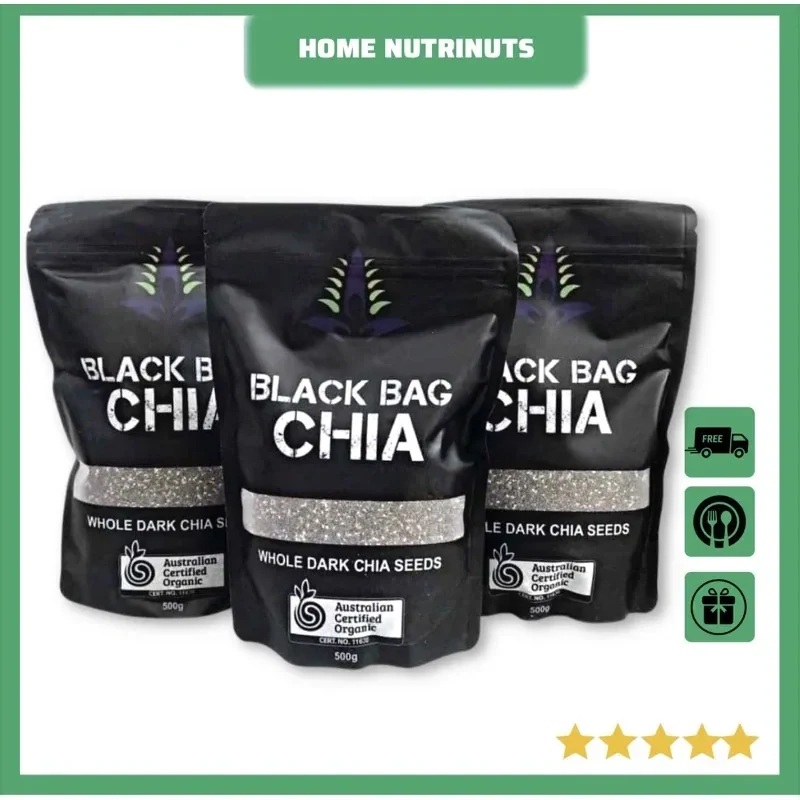 Hạt Chia Đen Úc Black Bag 500g
