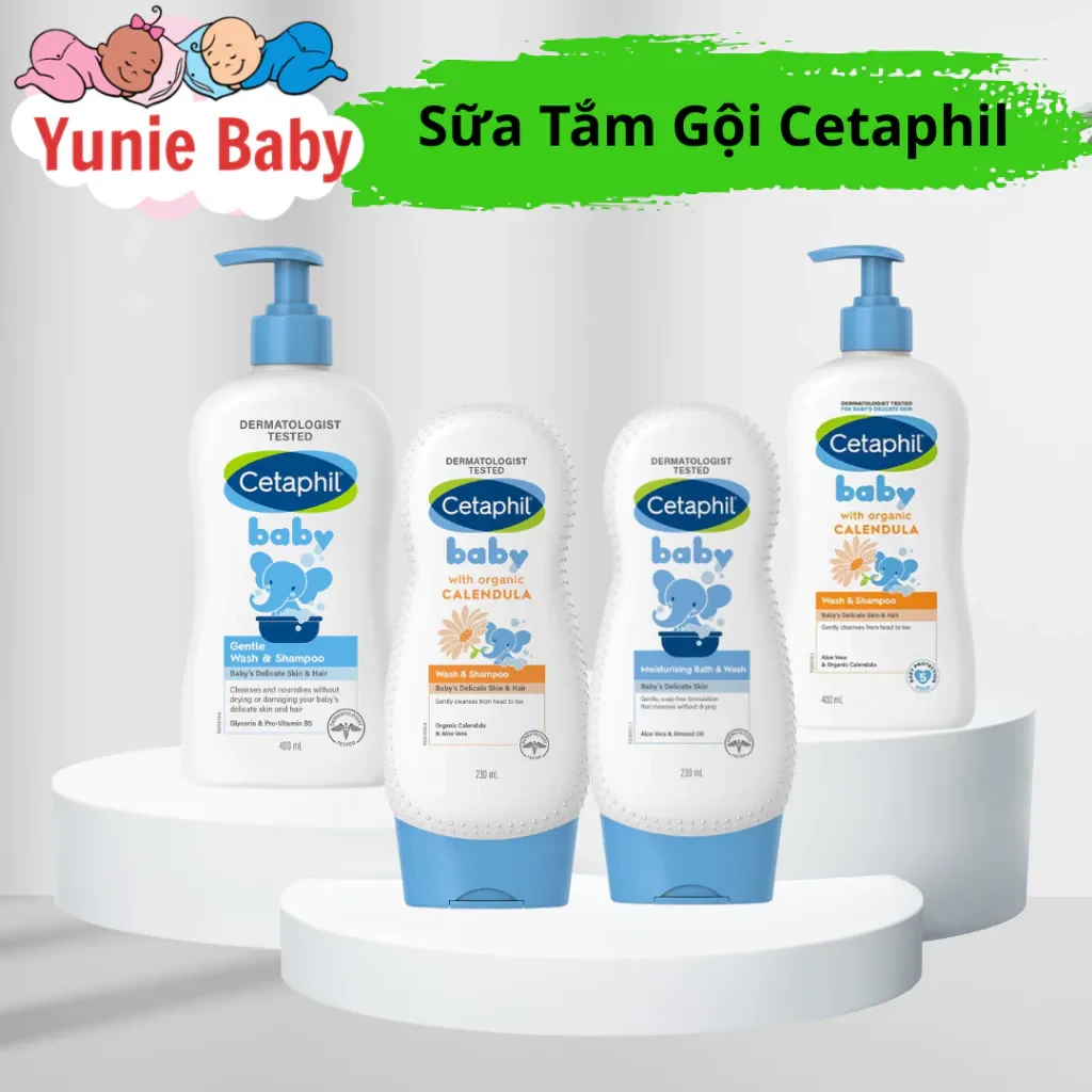 Sữa tắm gội toàn thân dịu nhẹ hoa cúc Cetaphil Baby 230ml & 400ml cho bé từ…