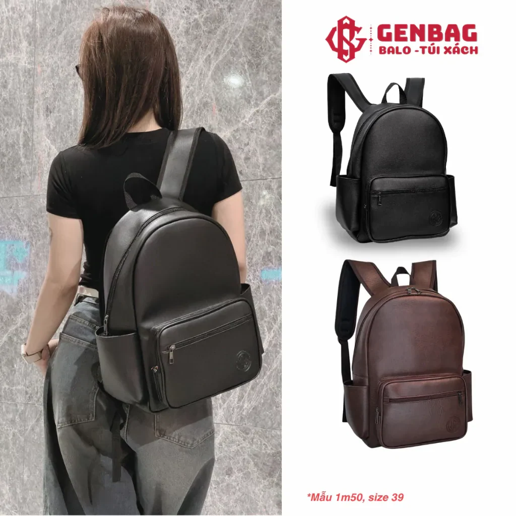 Balo da đi học nam nữ GENBAG balo nhiều ngăn chống thấm nước BL01