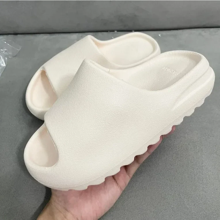 Dép bánh mì vân nhám nam nữ, dép nữ đi trong nhà trơn đế răng cưa cao 4cm [Lù…