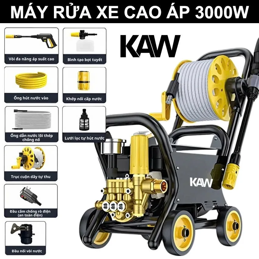 Dụng cụ điện và thiết bị lớn KAW Máy rửa áp lực nước – hình minh hoạ 2