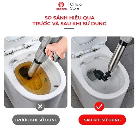 Súng thông bồn cầu Modeco Súng thông bồn cầu – hình minh hoạ 4