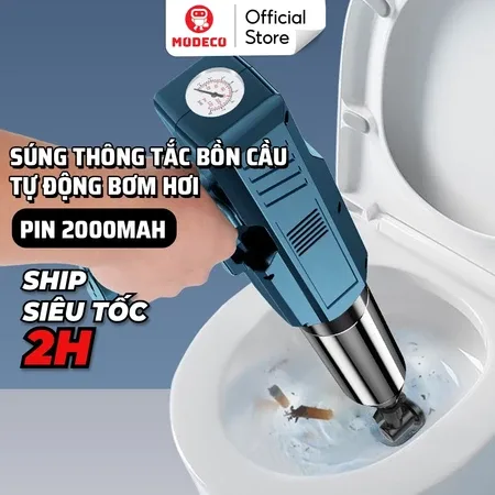 Súng thông bồn cầu Modeco Súng thông bồn cầu – hình minh hoạ 1