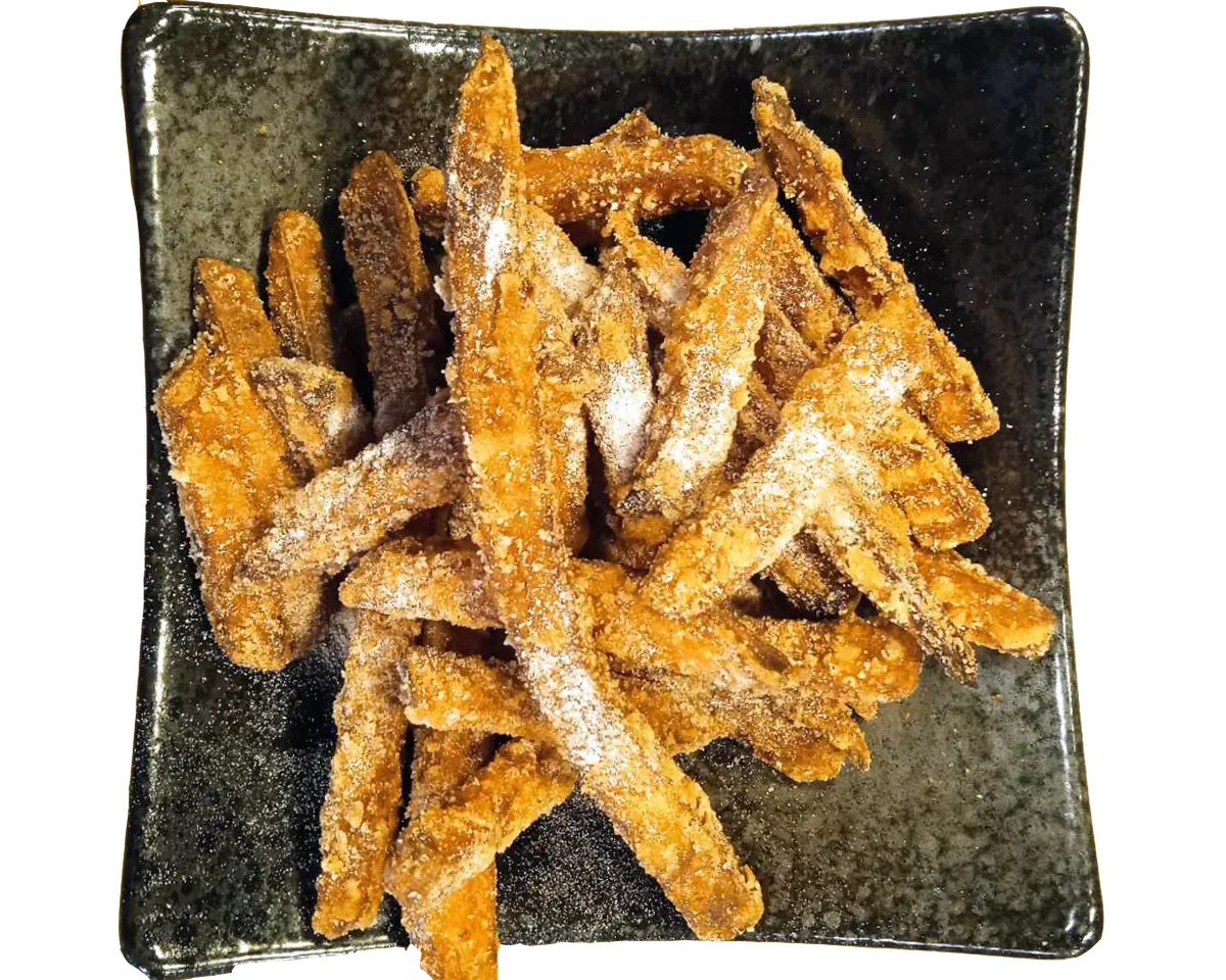 *Patates douces frites à la poudre de prunes (valable pour menu midi confort ou confort plus )