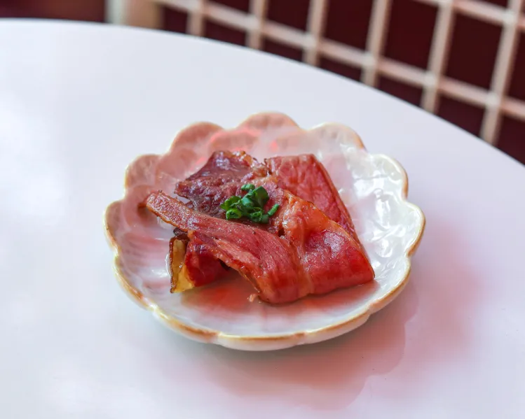 Bacon de boeuf (2 tranches)