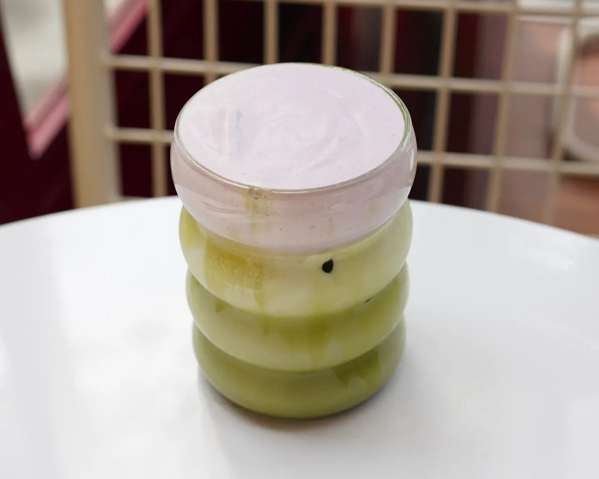 Ube Cloud Matcha latte