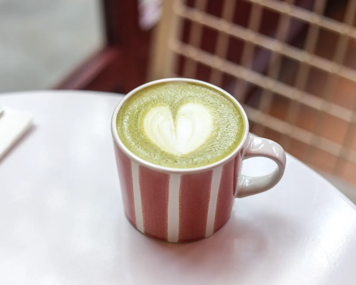 Hot Matcha Choco Blanc