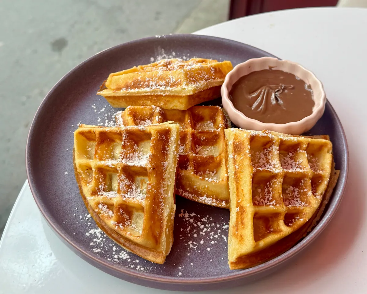 Waffle Nature Sucre Glace