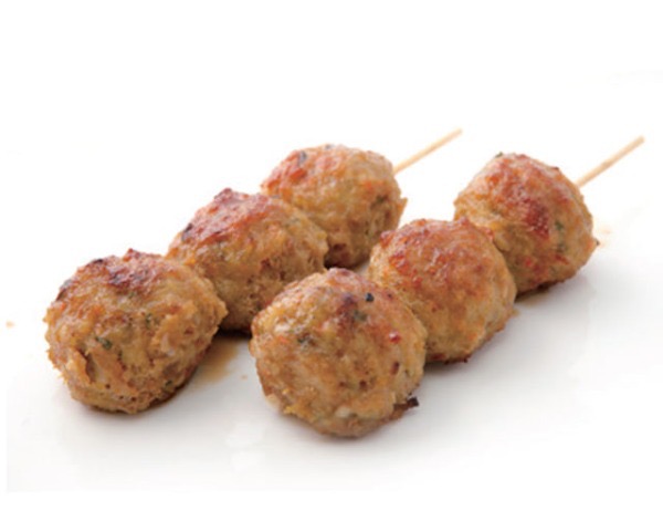 P7. Brochette de boulette de poulet