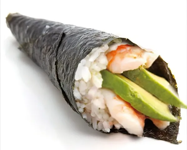 Temaki Crevette avocat concombre