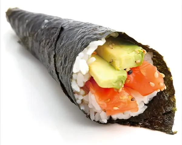 Temaki Saumon avocat concombre mangue