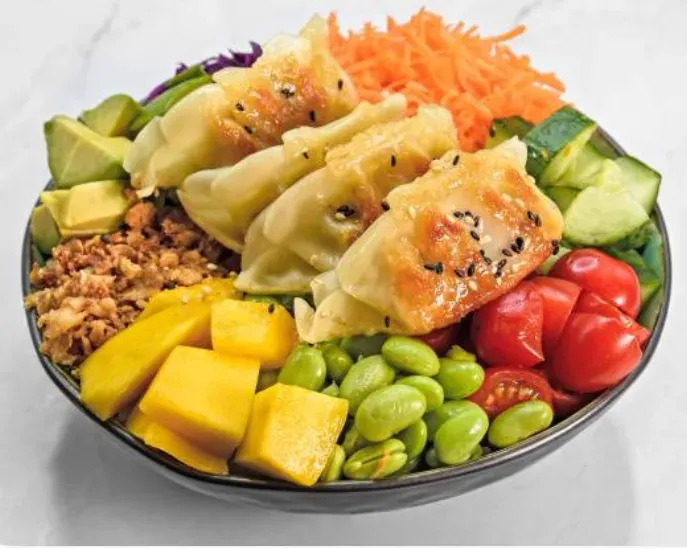 Poké Gyoza végétarien ( 4 pièces)