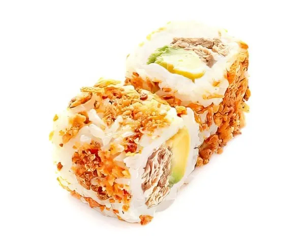 Croustillant thon cuit avocat mayo