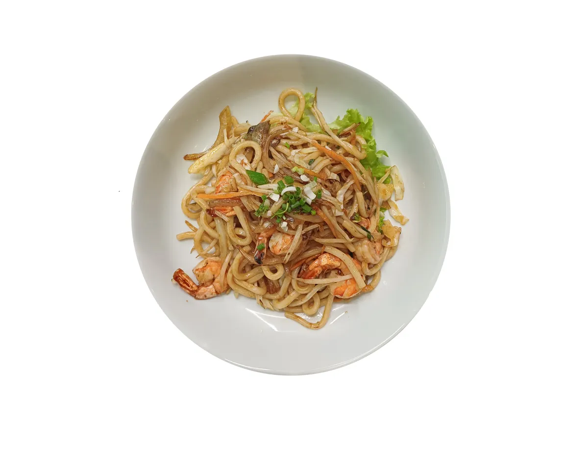 Udon aux crevettes