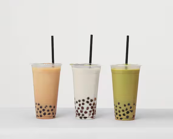 Bubble tea (base the noir au lait)