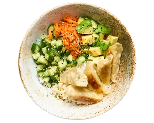 Poke gyoza