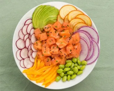 Poke saumon