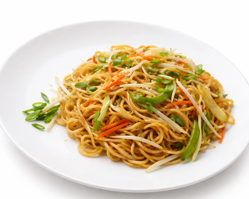 Nouilles sautees aux legumes