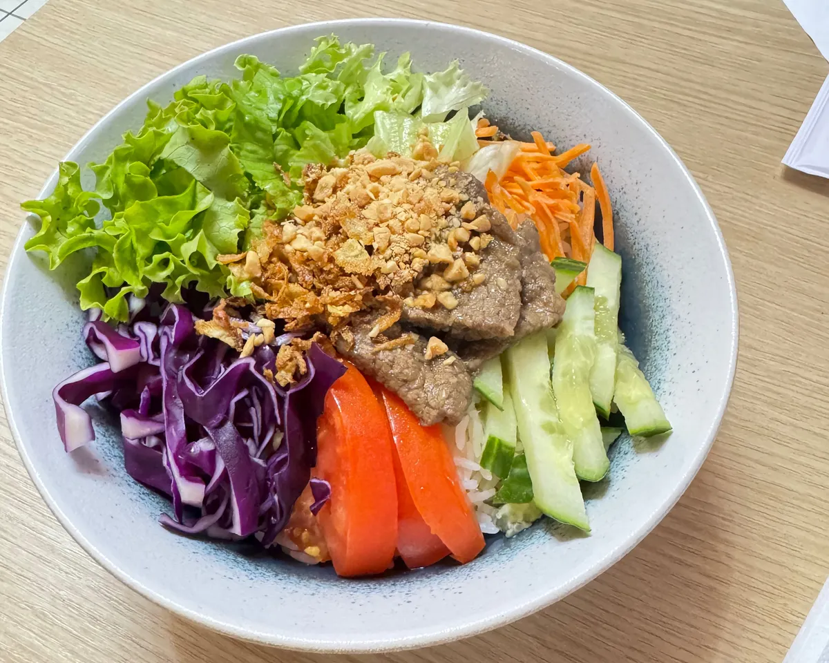 L1: RIZ a salade au Boeuf