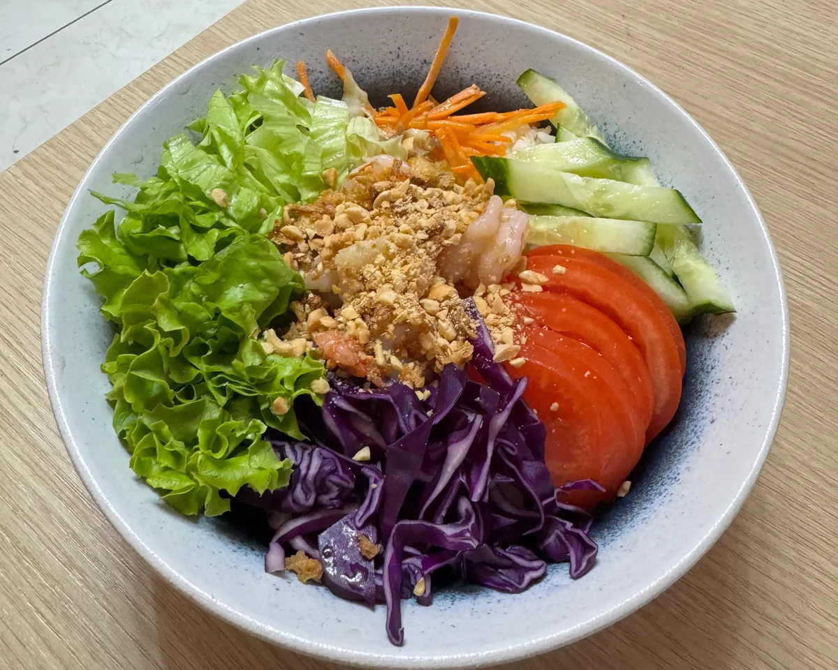 L3: Riz à la salade aux crevettes