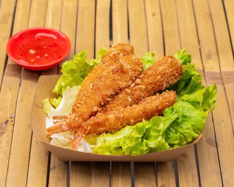 E33. Tempuras crevettes 4pcs