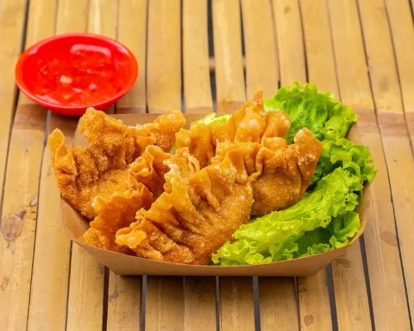 E3. Wontons frits crevettes 4pcs