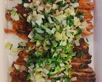 P6. Poulet a la citronnelle