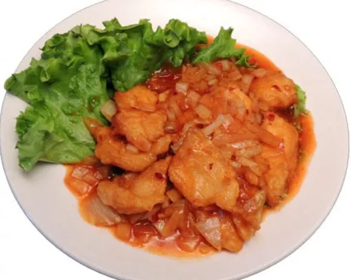 P11. Poisson a la sauce piquante