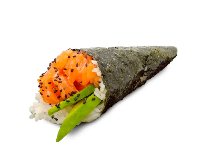 Temaki saumon avocat