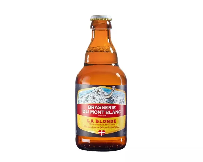 La Blanche de la Brasserie  du Mont Blanc (33cl)