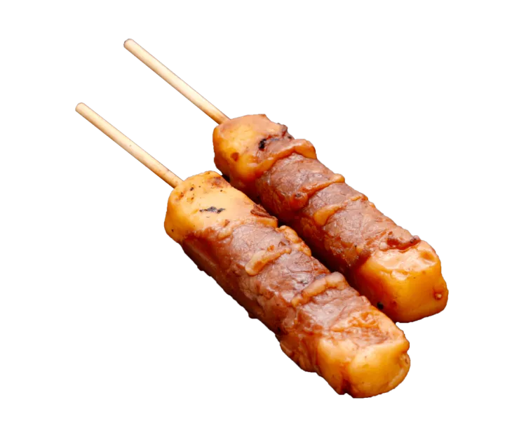Y04. Brochette boeuf au fromage