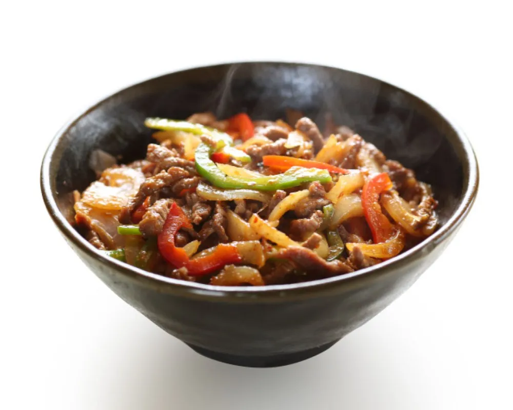 Menu sp7. Boeuf saute