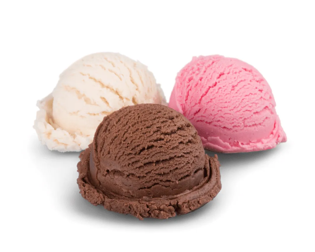 3 boules de glace