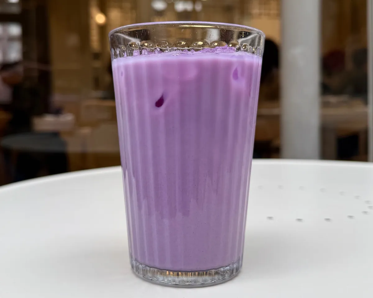 Iced Ube Latte