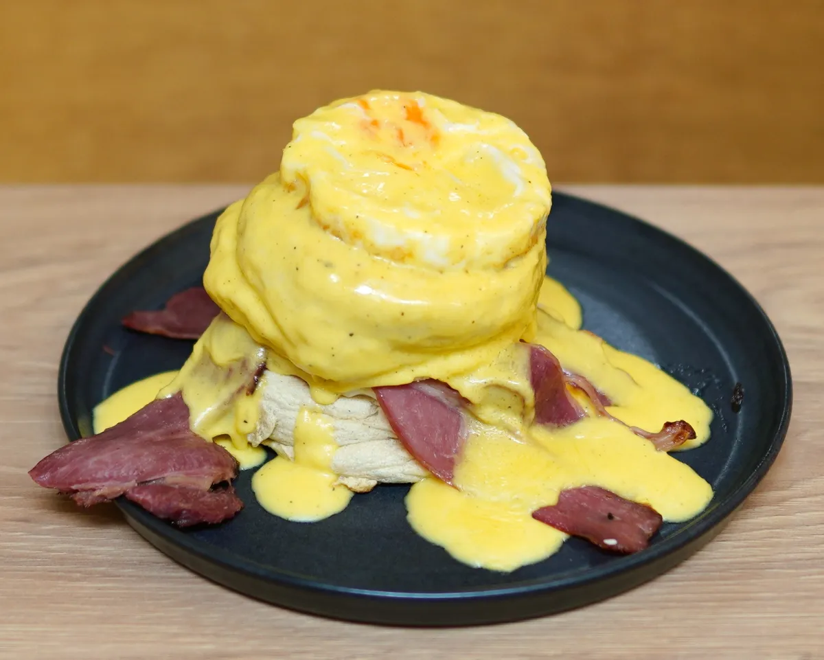 Pancake salé au Bacon