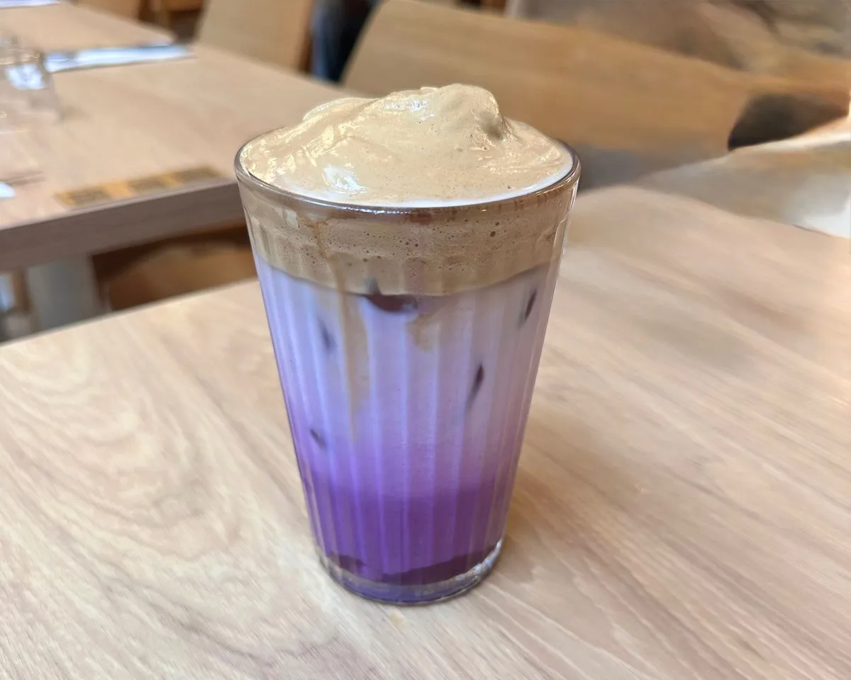 Dalgona Ube Latte
