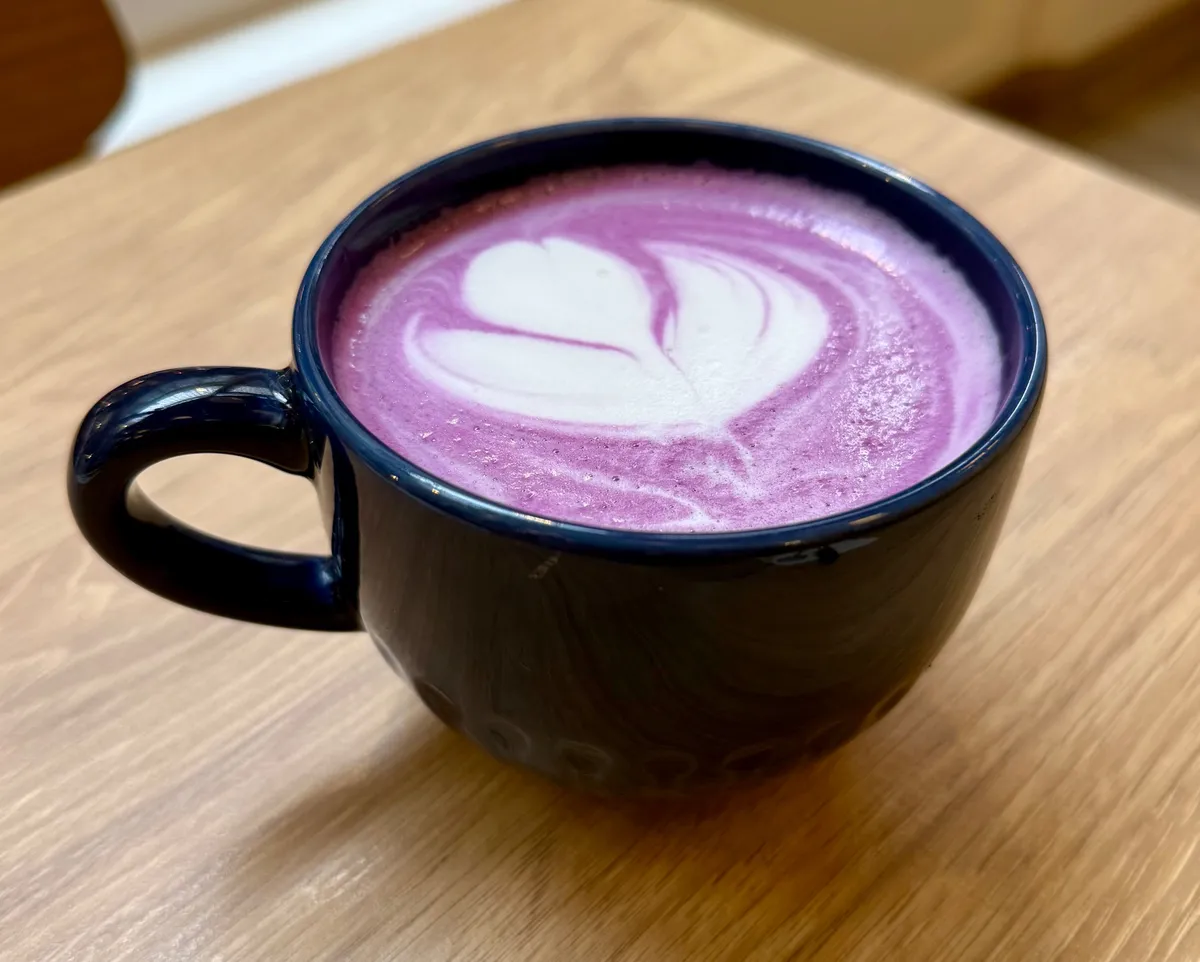 Hot Ube Latte