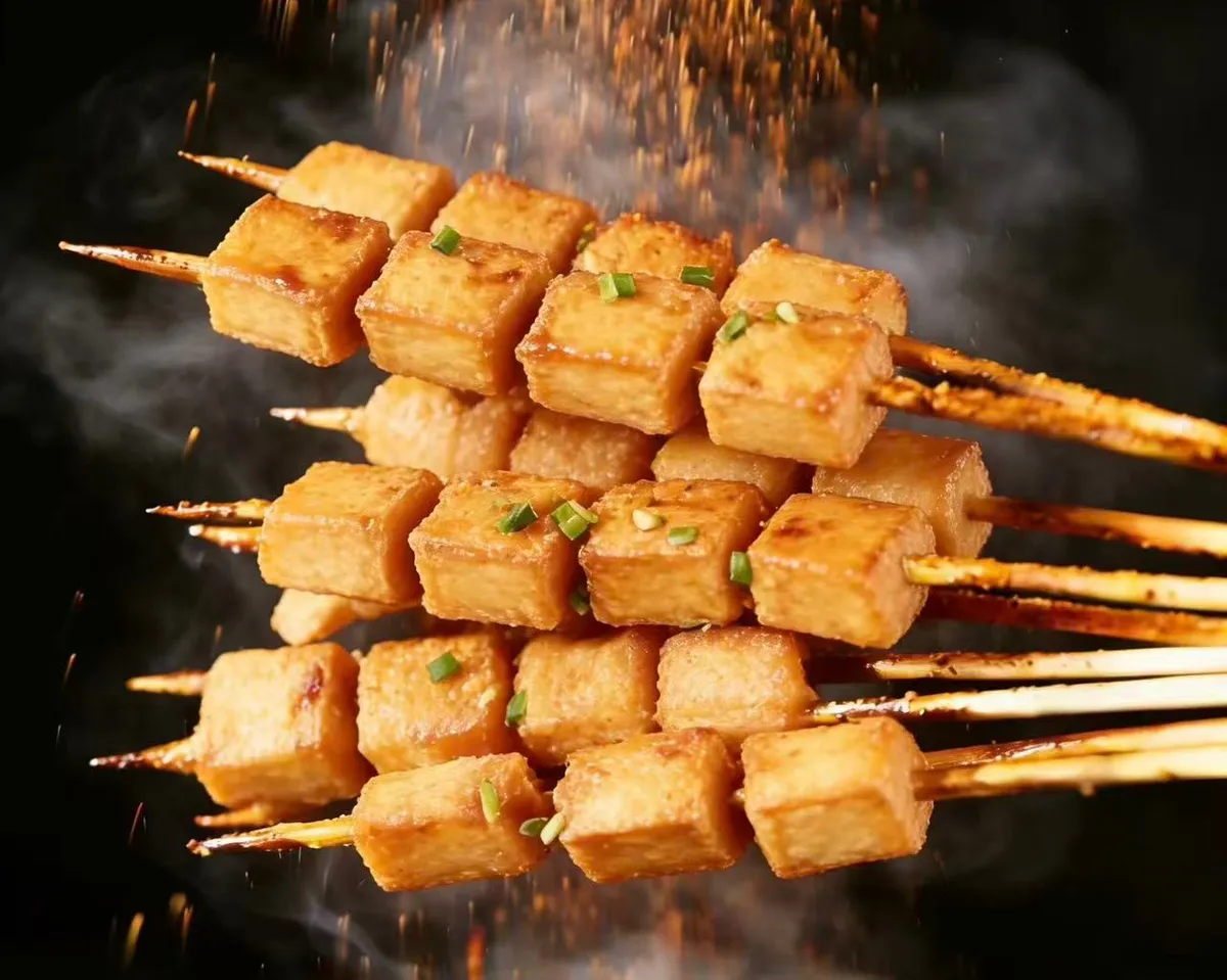 Brochette Toufu poisson