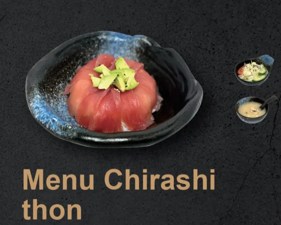 Menu Chirashi thon