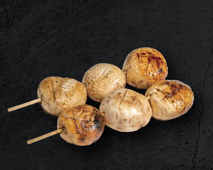 Brochettes de champignons