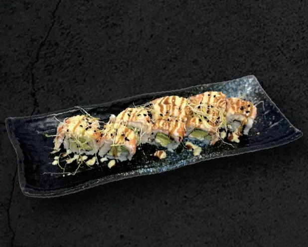 Rolls crevette grillee